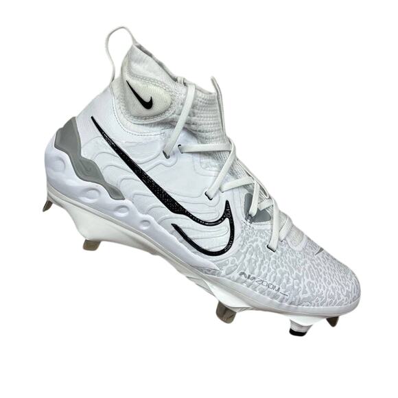 Nike Alpha Huarache NXT White Baseball Metal Cleats Mens Size 7 (DJ6517-100) - Picture 1 of 11